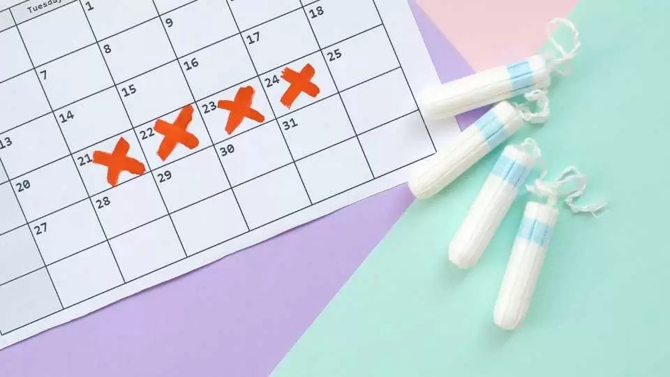 calendar mark irregular period